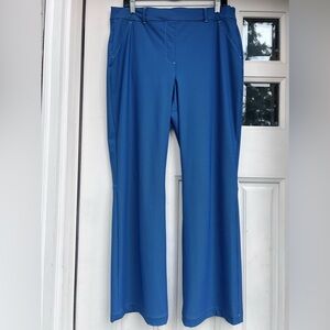 SPANX sunshine kickflare pant geoscape blue